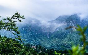 World Natural Heritage site of Jinfo Mountain in Chongqing