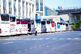 People Go To Their Hometowns For Eid Al-Adha In Istanbul.