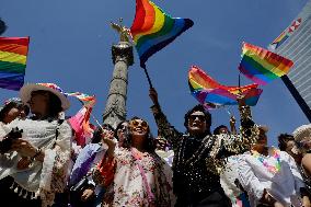 LGBTTTIQA Pride March In Mexico City