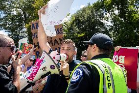 Women’s March Supreme Court protest on first anniversary of Dobbs v. JWHO