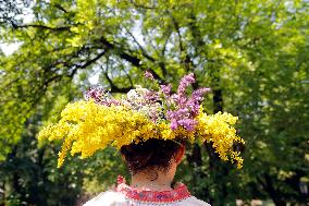 ROMANIA-BUCHAREST-TRADITIONAL FESTIVAL-SANZIENE