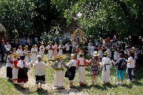 ROMANIA-BUCHAREST-TRADITIONAL FESTIVAL-SANZIENE