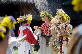 ROMANIA-BUCHAREST-TRADITIONAL FESTIVAL-SANZIENE