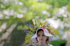 ROMANIA-BUCHAREST-TRADITIONAL FESTIVAL-SANZIENE