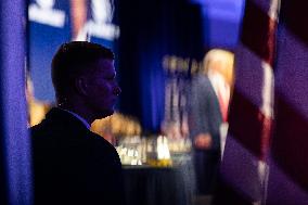 Donald Trump speaks at the ultra-conservative Road to Majority dinner