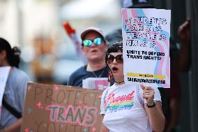 Rally To Defend Trans Rights In Texas