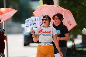 Rally To Defend Trans Rights In Texas