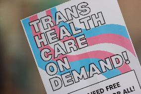 Rally To Defend Trans Rights In Texas