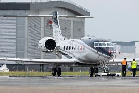 American aircraft company Gulfstream at Paris Air Show