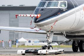 American aircraft company Gulfstream at Paris Air Show