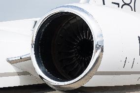 American aircraft company Gulfstream at Paris Air Show