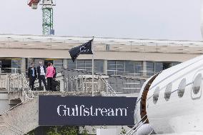 American aircraft company Gulfstream at Paris Air Show