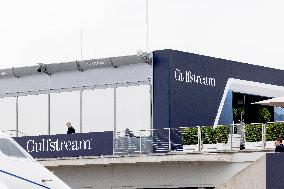 American aircraft company Gulfstream at Paris Air Show