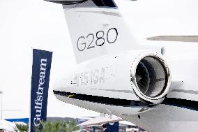 American aircraft company Gulfstream at Paris Air Show