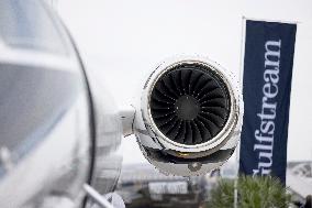 American aircraft company Gulfstream at Paris Air Show