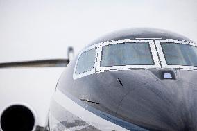 American aircraft company Gulfstream at Paris Air Show