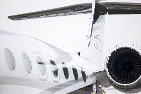 American aircraft company Gulfstream at Paris Air Show