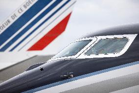 American aircraft company Gulfstream at Paris Air Show