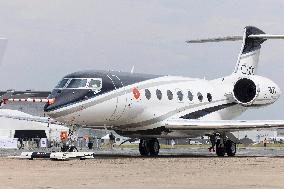 American aircraft company Gulfstream at Paris Air Show