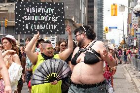 Pride March In Toronto