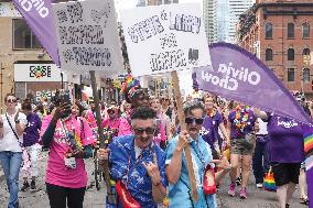 Pride March In Toronto