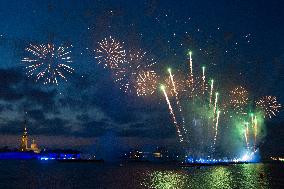 RUSSIA-ST.PETERSBURG-SCARLET SAILS FESTIVAL