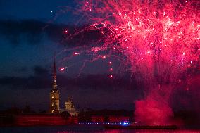 RUSSIA-ST.PETERSBURG-SCARLET SAILS FESTIVAL