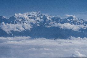 NEPAL-MOUNTAIN RANGE-LANDSCAPE
