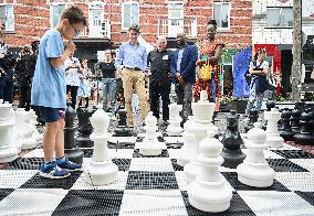 Justin Trudeau during an event on Saint-Jean-Baptiste - Montreal