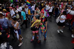 LGBTTTIQA Pride March In Mexico City