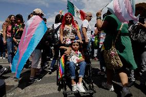 LGBTTTIQA Pride March In Mexico City