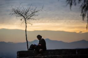 After The Heavy Rains In Santiago, Chile