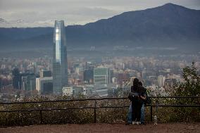 After The Heavy Rains In Santiago, Chile