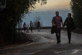 After The Heavy Rains In Santiago, Chile