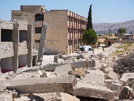 Russian Airstrikes On A Vegetable Market In Northern Syria