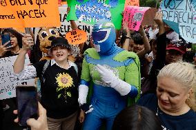 March Against Animal Abuse In Mexico