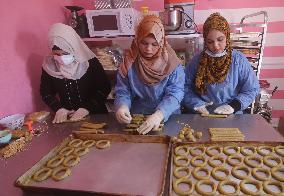 MIDEAST-GAZA-RAFAH-EID-AL-ADHA-TRADITIONAL COOKIES