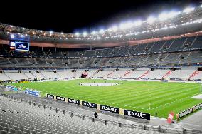 Atmosphere of the 10 years of the Stade de France Stadium