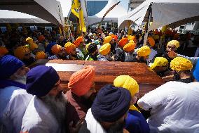 Funeral For Slain Sikh Leader Hardeep Singh Nijjar - Canada