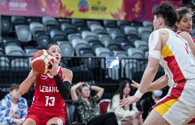 (SP)AUSTRALIA-SYDNEY-BASKETBALL-FIBA WOMEN'S ASIA CUP-CHN VS LBN
