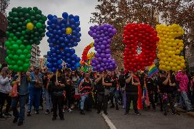Pride Day Conmemoration In Santiago, Chile.