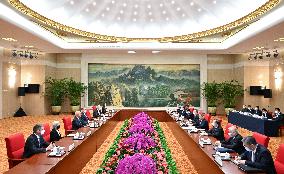 CHINA-TIANJIN-LI QIANG-WEF-SCHWAB-MEETING (CN)