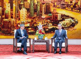 CHINA-BEIJING-WANG YI-NCUSCR DELEGATION-MEETING (CN)