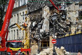 Search continues at site of Paris fashion school hit by explosion