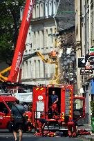 Search continues at site of Paris fashion school hit by explosion