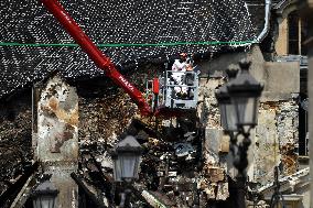 Search continues at site of Paris fashion school hit by explosion