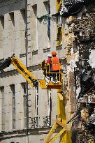 Search continues at site of Paris fashion school hit by explosion