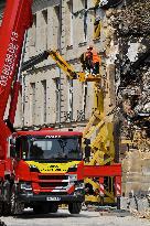 Search continues at site of Paris fashion school hit by explosion