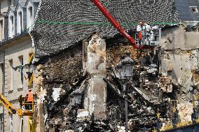 Search continues at site of Paris fashion school hit by explosion