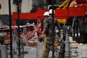 Search continues at site of Paris fashion school hit by explosion